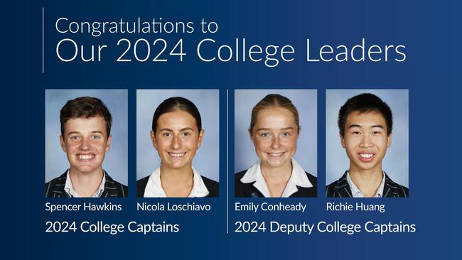 St Leonard's College captains