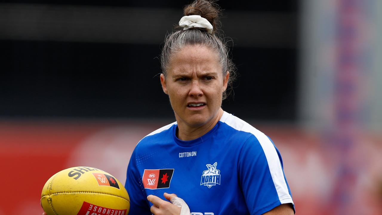 Emma Kearney warming up. Picture: Getty Images