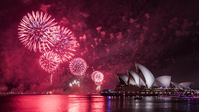 Sydney’s New Year’s Eve fireworks that brought in 2019. Picture: Getty Images