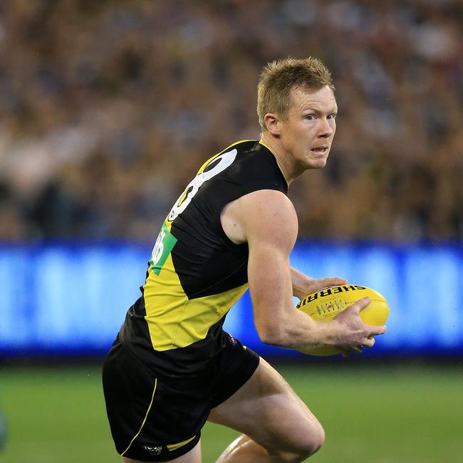 Jack Riewoldt has become one of the most unselfish forwards in the competition. Picture: Mark Stewart