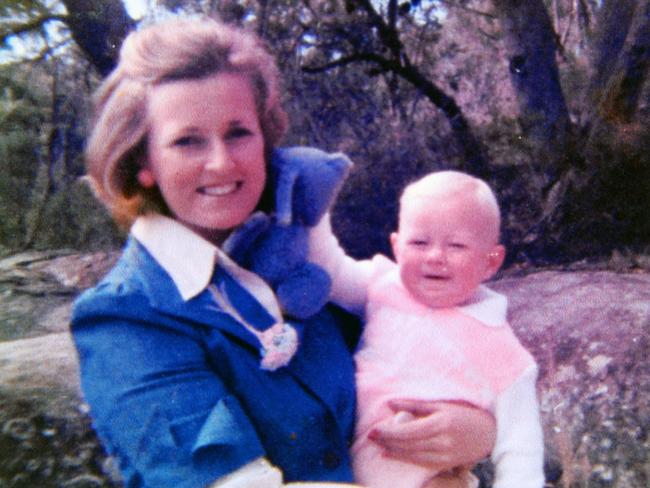 Missing woman Lyn Dawson with one of her two daughters.