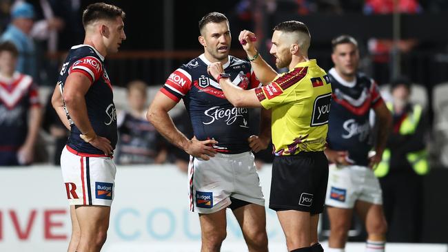 Victor Radley has been hit with a grade one strike charge by the NRL match review committee. Picture: Getty Images