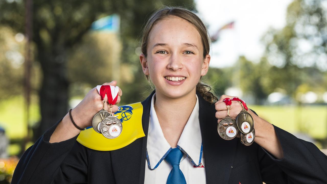 Concordia Lutheran College student Meg Osborne for Bright Futures feature. Picture: Kevin Farmer