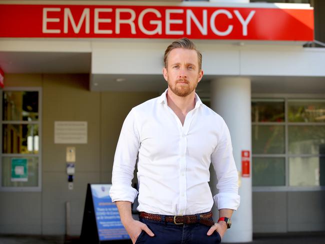 Dr Chris Robinson has seen the massive strain the pandemic has put on health care. Picture: Toby Zerna