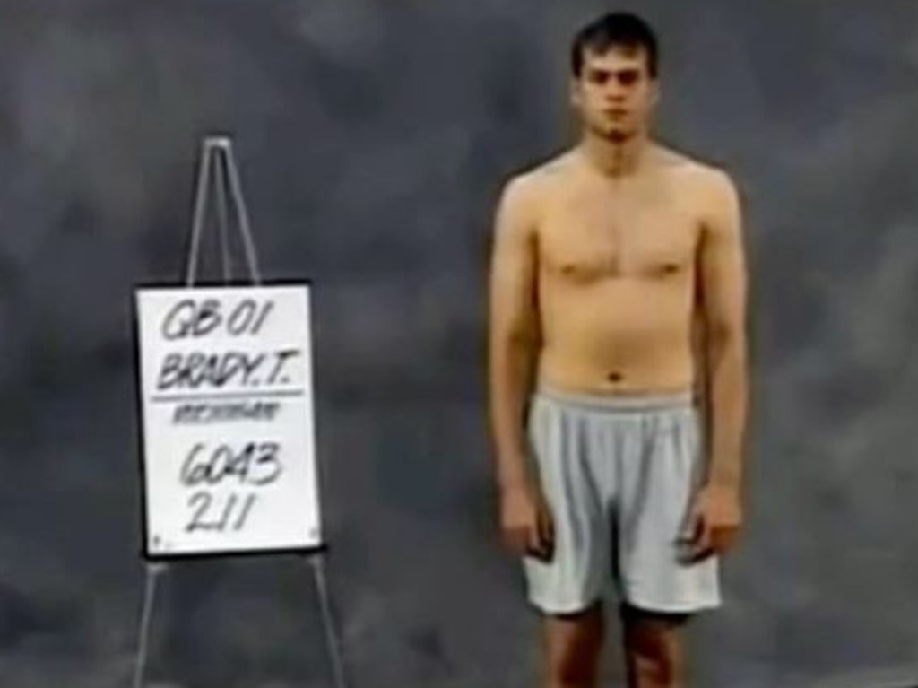 Tom Brady before he was drafted by the New England Patriots.