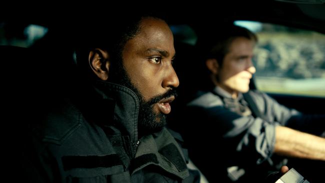 John David Washington and Robert Pattinson in Tenet.