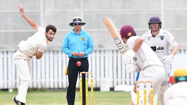 West allrounder and spin bowler, Steve McGiffin. Picture: Patrick Woods.