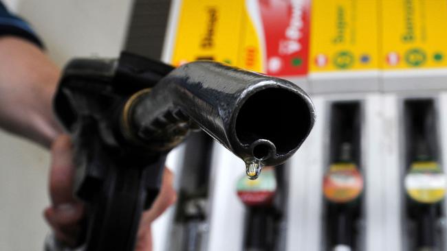 Automotive fuel prices jumped 7.2 per cent in the September quarter. Picture: AFP