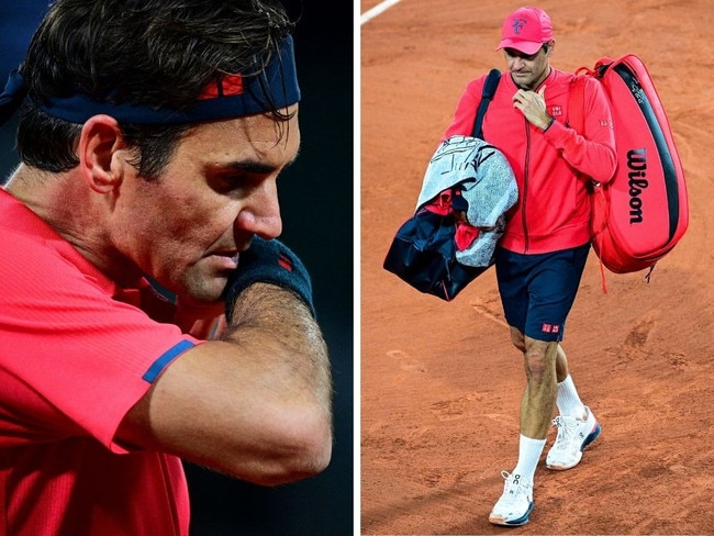 Roger Federer quit the French Open.