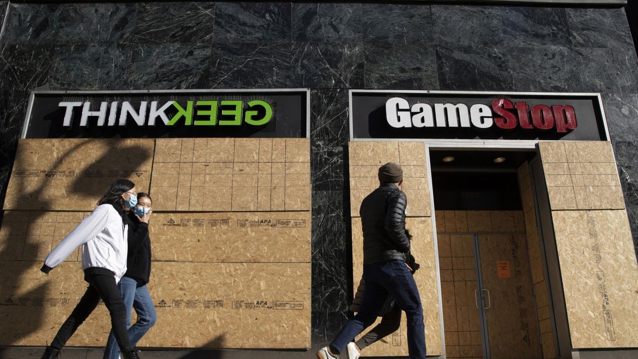 GameStop had been struggling before a massive surge in its value last month. Picture: Victor J. Blue/Bloomberg