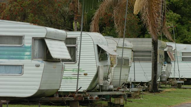 Lismore Tourist Caravan Park. Photo The Northern Star Archives