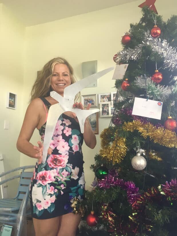 Annie Cavanough loved the sculpture and said she was not happy about it been pulled down. So her parents surprised her with one of the birds for Christmas.