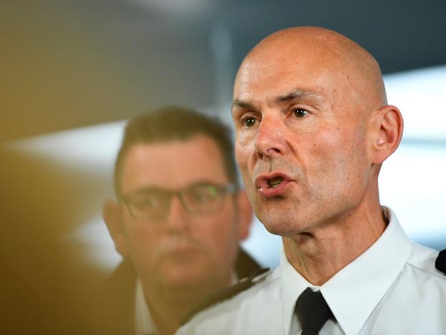 Victorian Emergency Management Commissioner Andrew Crisp. Picture AAP