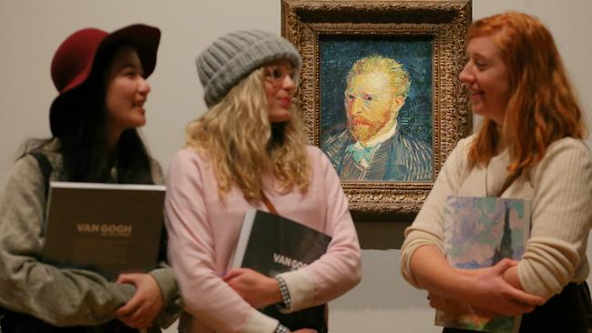 The National Gallery’s van Gogh exhibition broke all records. Picture: Tim Carrafa