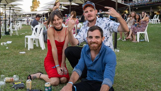 Revellers celebrating at the 2023 Darwin Cup. Picture: Pema Tamang Pakhrin