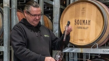 Scott McCarthy, chief winemaker of Soumah Wines in the Yarra Valley.