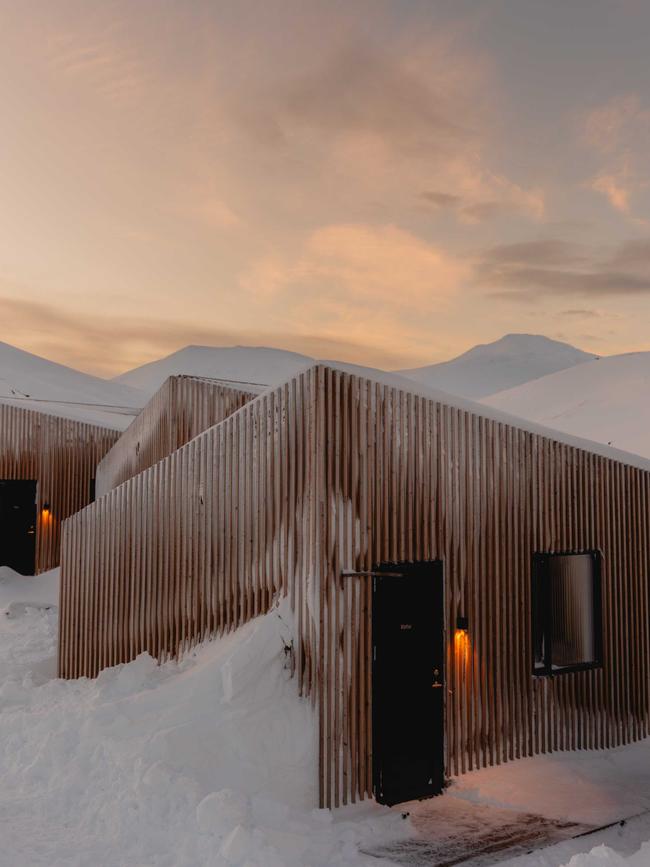 Exterior of a room at the Highlands Base lodge. Pictures: Andrew Urwin.