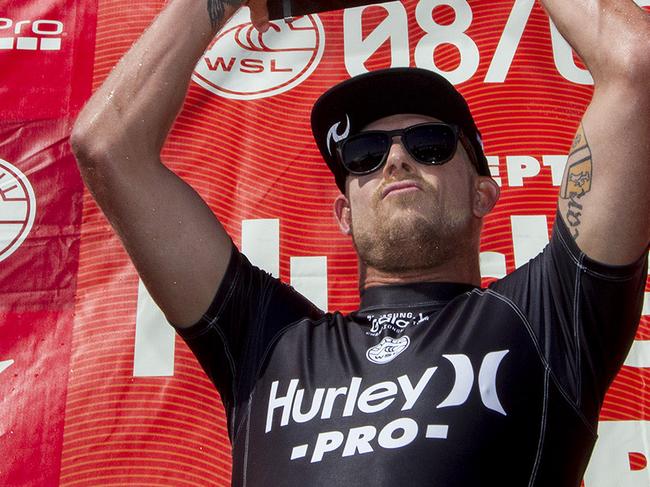 Mick Fanning of Australia (pictured) is the winner of the Hurley Pro 2015. IMAGE CREDIT: WSL / Kenny Morris PHOTOGRAPHER: Kenny Morris