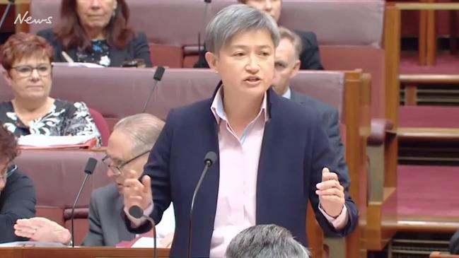 Penny Wong calls out Anning in powerful speech 