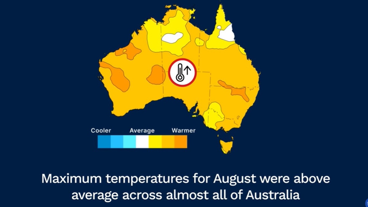In August, even before El Nino was declared, Australia was looking very El Nino-y. Picture: BOM