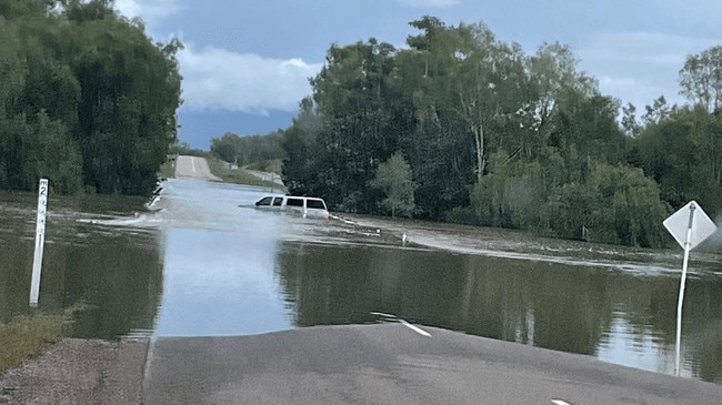 A 54-year-old Condon man has been fined by police for allegedly driving through floodwaters at Upper Haughton.