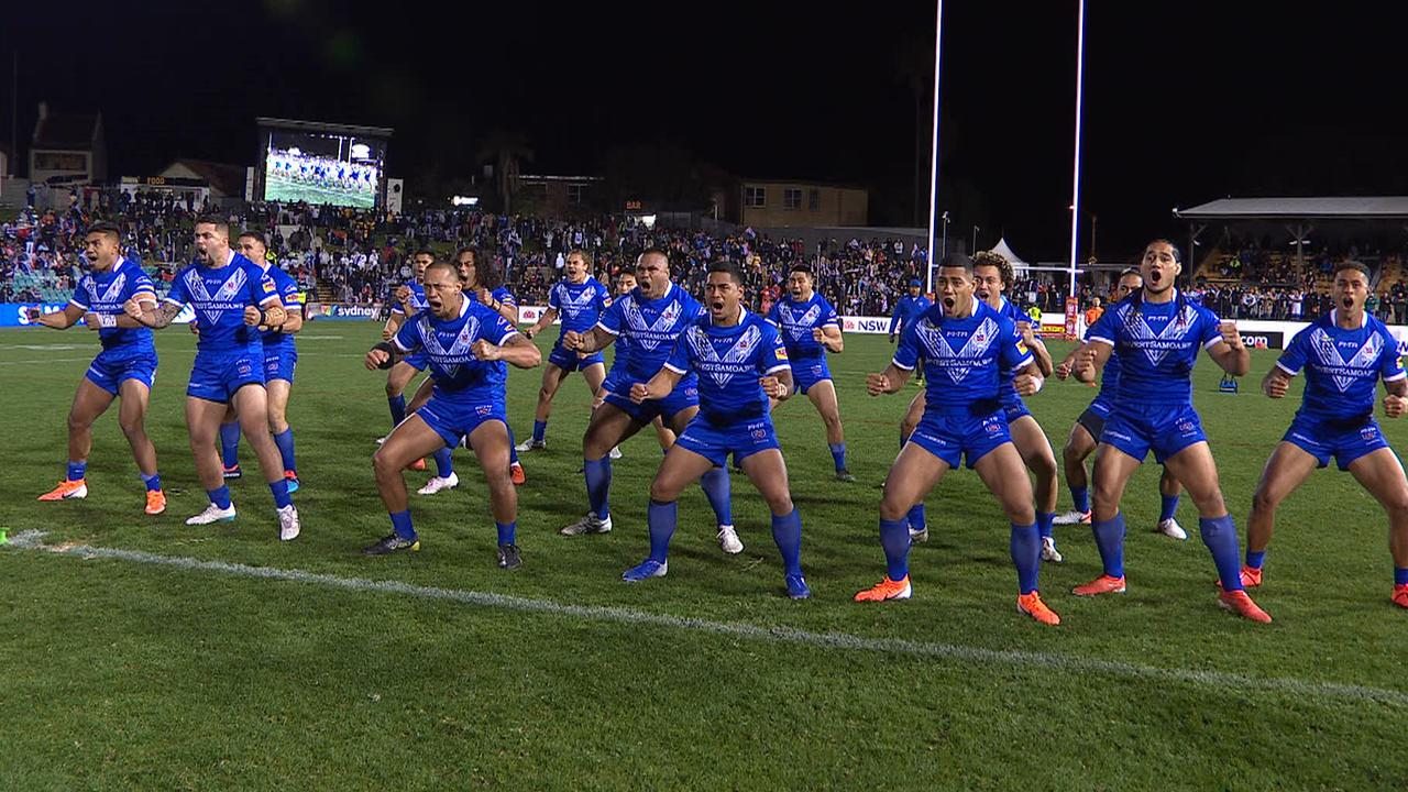 Jamayne Isaako was emotional in the build-up to Samoa’s win over PNG.