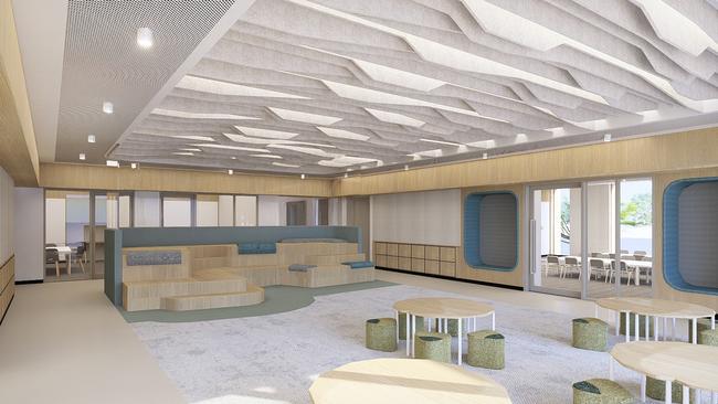 One of the learning areas inside Westminster School’s new junior primary building. Picture: Supplied