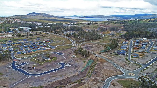 Aerial photos of new Kingston development. Picture: Zak Simmonds