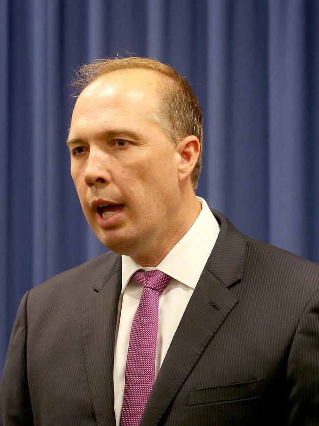 Immigration Minister Peter Dutton.