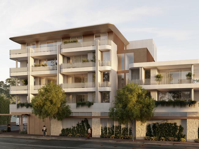 Artist impressions showing The Esmond, the luxury apartment building planned for Unley Rd, Hyde Park. Picture: SMFA Architects