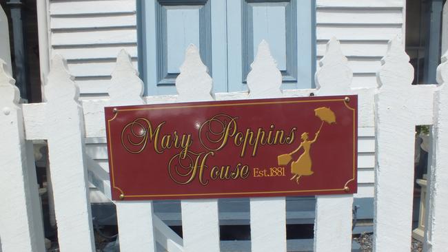 The famous Mary Poppins house in Herbert Street, Allora. Photo: Lisa Bergemann.