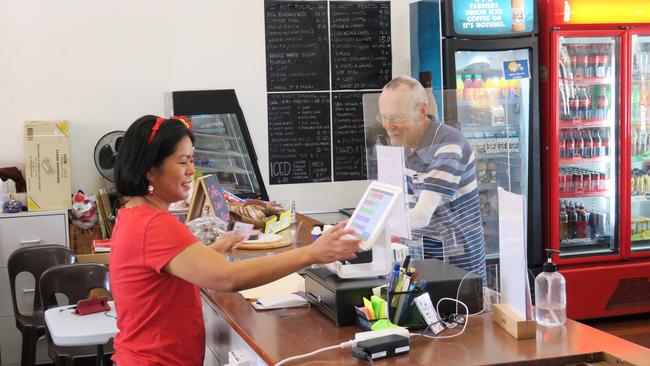 Business owner Marie San Gabriel has grave concerns for her cafe in the Gawler Railway Station once trains cease from boxing day. Picture: Supplied