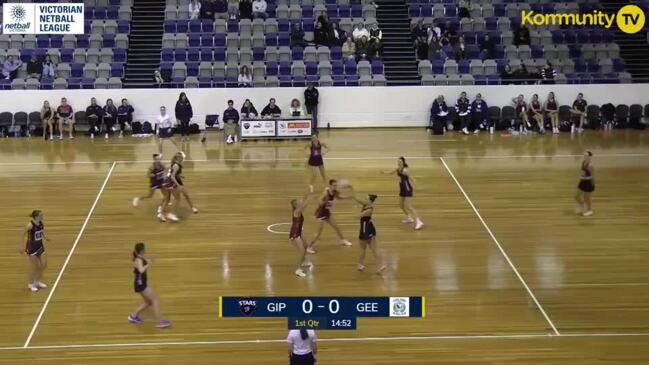Replay: Gippsland Stars v Geelong Cougars (23&Under) - Victorian Netball League Round 21