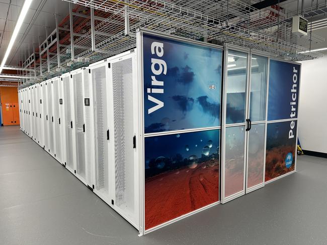 CSIRO's new supercomputer dubbed Virga, which the agency says will speed up research.