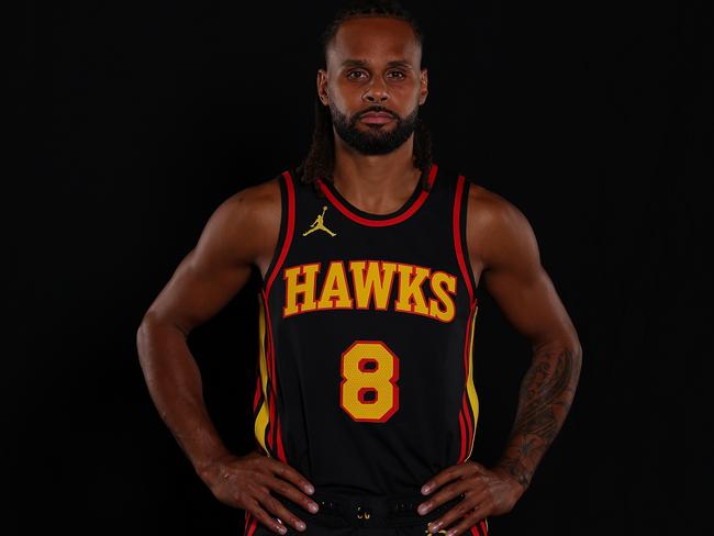 Patty Mills is yet to receive minutes so far in this NBA regular season for the Atlanta Hawks. Picture: Getty Images