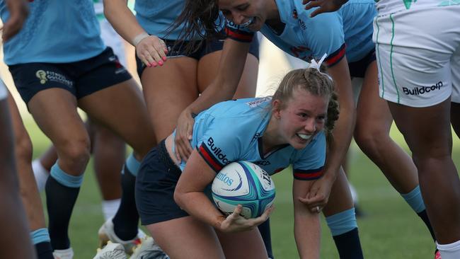 Jade Sheridan after scoring one of the Tahs five tries.