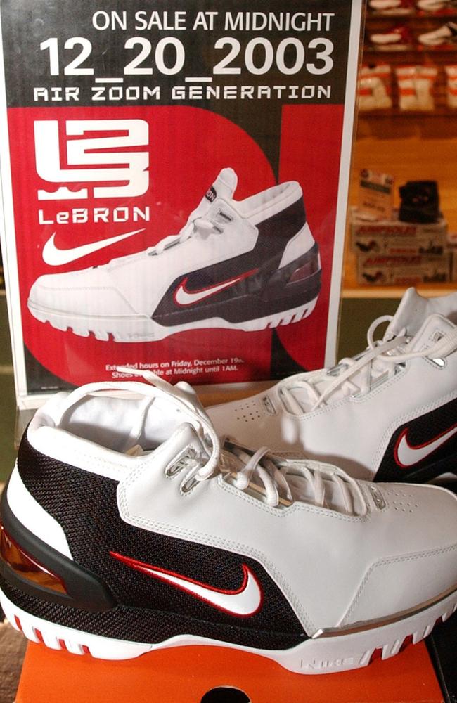 Lebron james nike store deal 2003