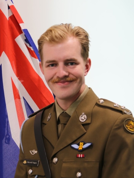 Lieutenant Maxwell Nugent. Picture: Supplied/ADF