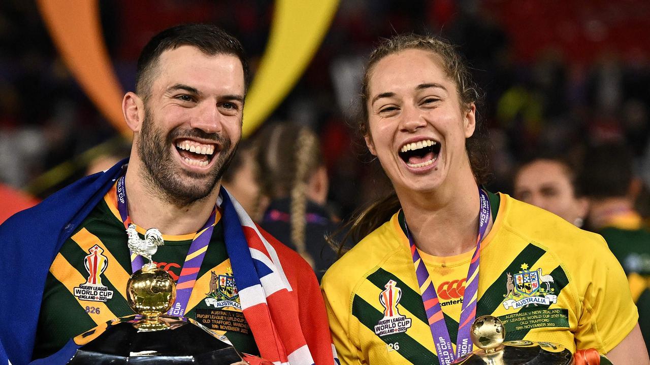 There were fears Australian stars could have pulled out of the World Cup due to the stalled CBA. Picture; Oli Scarff/AFP