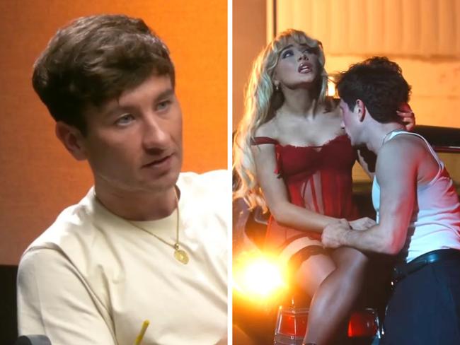 Barry Keoghan and Sabrina Carpenter.