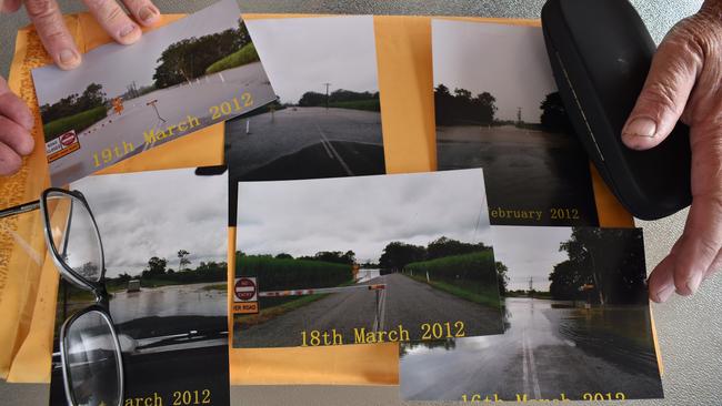 Antoney's Crossing along Kinchant Dam Rd flooded over in 2012.