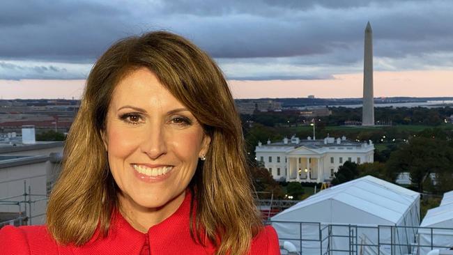 Sunrise news anchor Natalie Barr in Washington, D.C. Picture: Supplied/Seven.