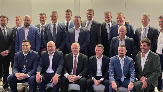 Brisbane Lions premiership reunion at Hall of Fame night. Picture: Supplied