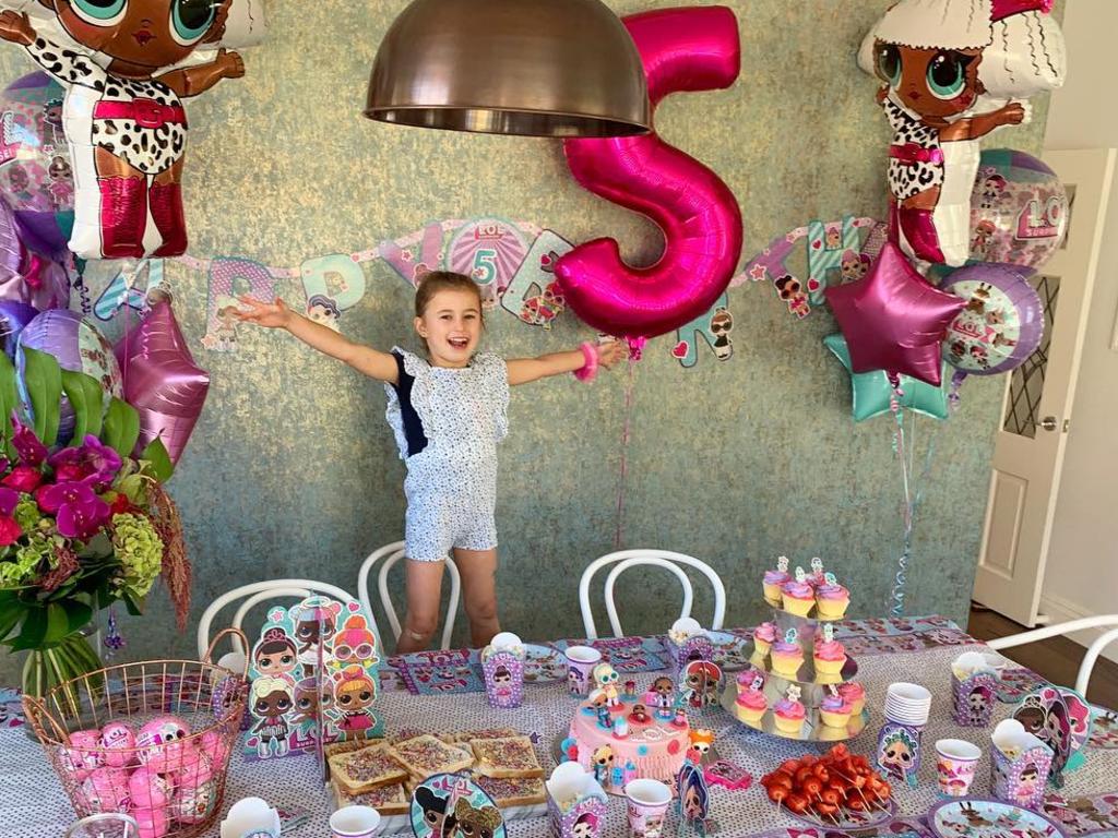 Bec Judd's OTT birthday party for her five-year-old daughter has caused controversy among other parents.