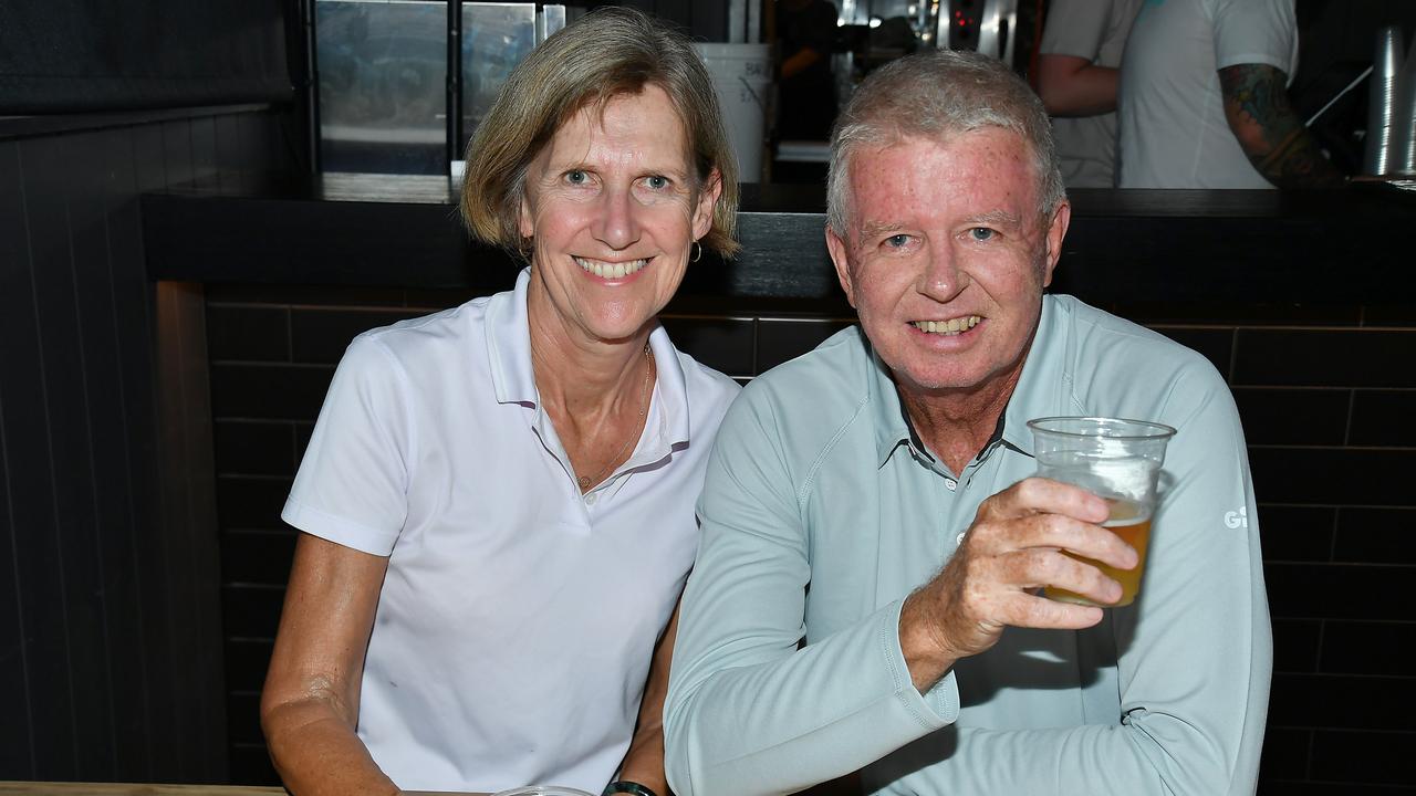 People at Easy Times Brewing ahead of day one of the Gabba Test vs. the West Indies. Thursday January 25, 2024. Picture, John Gass