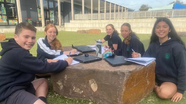 Apollo Bay P-12 Year 9 students have made huge gains in NAPLAN writing by putting laptops away and going back to pencil and paper in English lessons.