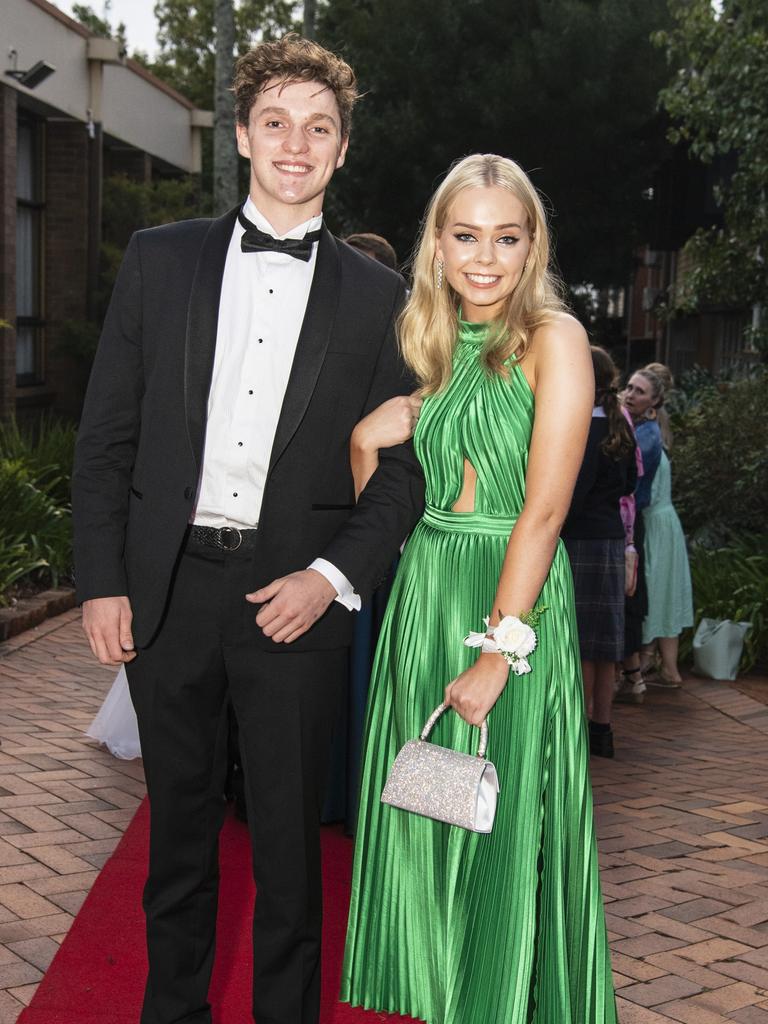 Sophia Finlay and Will Smith at Fairholme College formal, Wednesday, March 29, 2023. Picture: Kevin Farmer