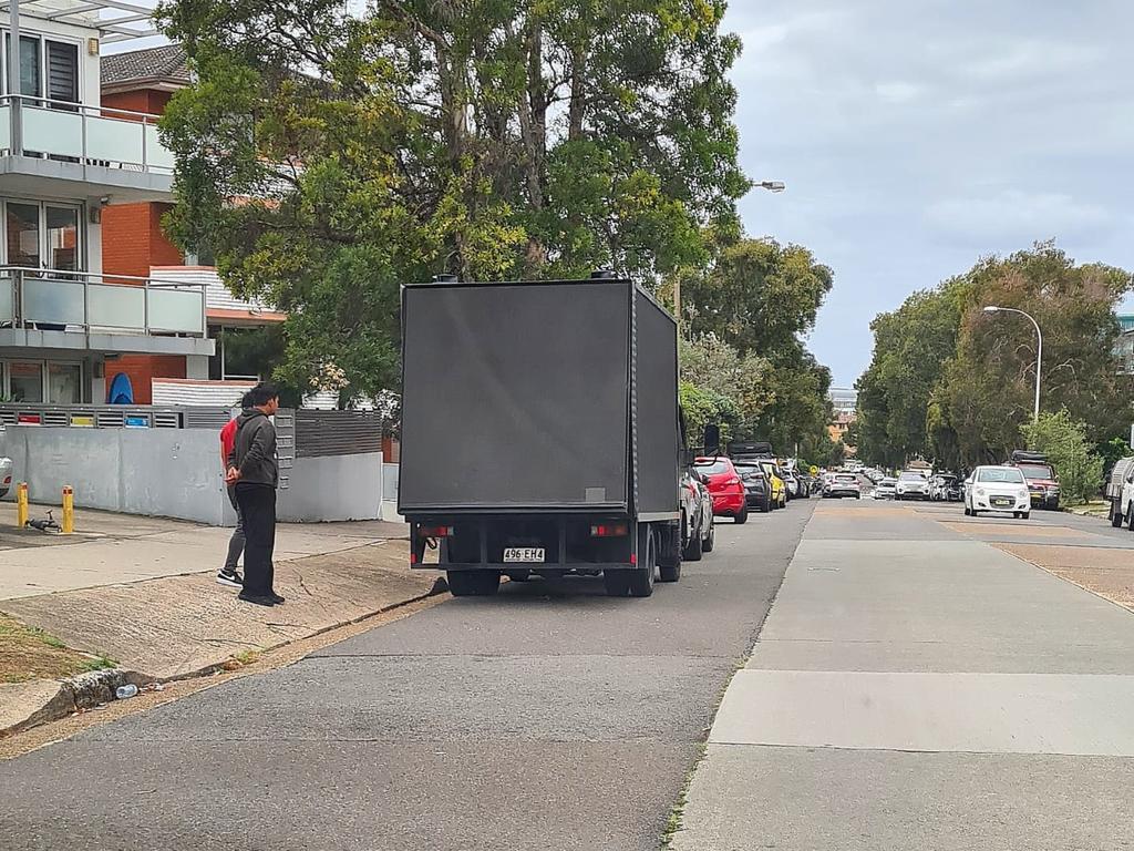 The truck was later seen with its sign turned off. Picture: X