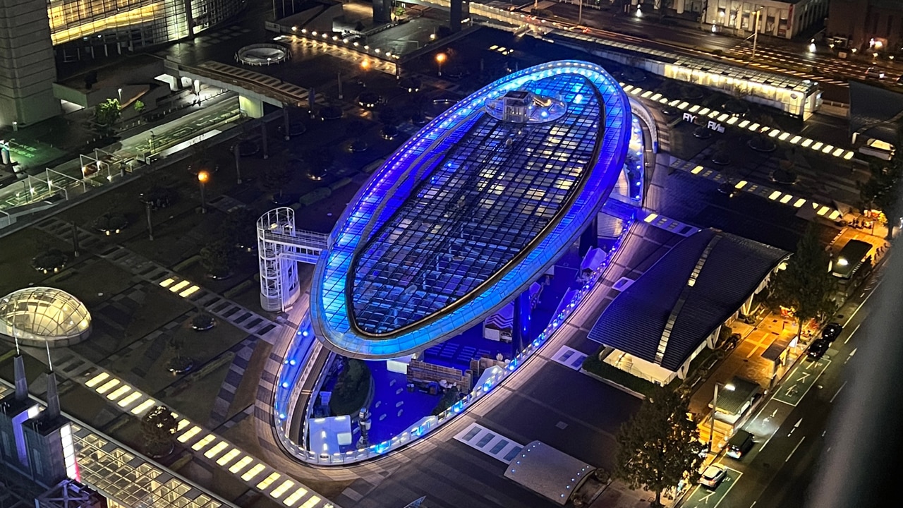 <h2>Walk around Spaceship Aqua</h2><p>Nagoya&rsquo;s transport hub <a href="https://www.sakaepark.co.jp/en/" target="_blank" rel="noopener">Oasis21</a> has bus and train stations below and a spaceship-style glass roof 14m above where I happily strolled around as cosplay kids held photo shoots. It&rsquo;s free to take a 200m walk around the reflective pond on Spaceship Aqua, which looks like a disco Star Trek ship when it lights up in different colours at night. Picture: Amanda Woods.</p>