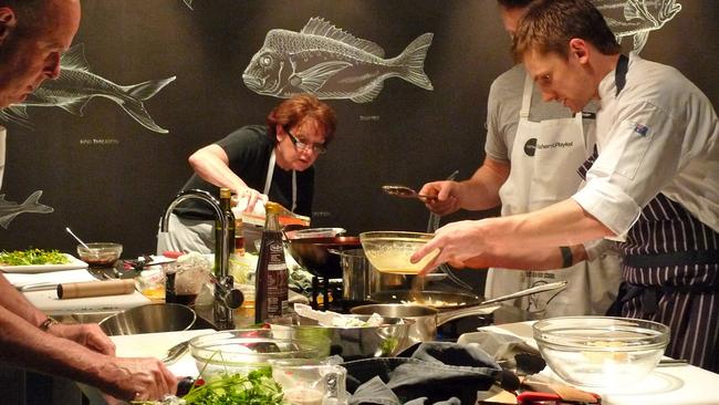 Learn how to butcher fish and some delicious winter meals at the Sydney Seafood School. Picture: Supplied